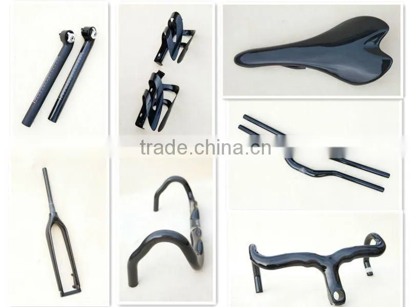China wholesale bicycle parts carbon road bike wheels 50mm clincher MT-50C