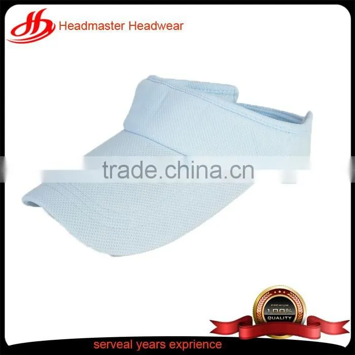 New design wide brim Jacquard Pique sun visor hat