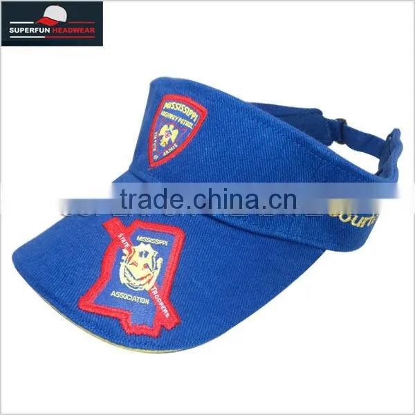 professional supplier high quality running sun visor hats
