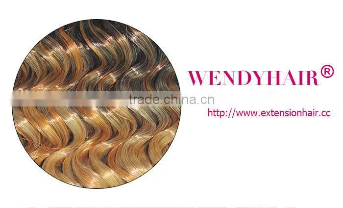 Good quality Japanese Fiber Black elegant 100% Japan & Korea fiber hair weave