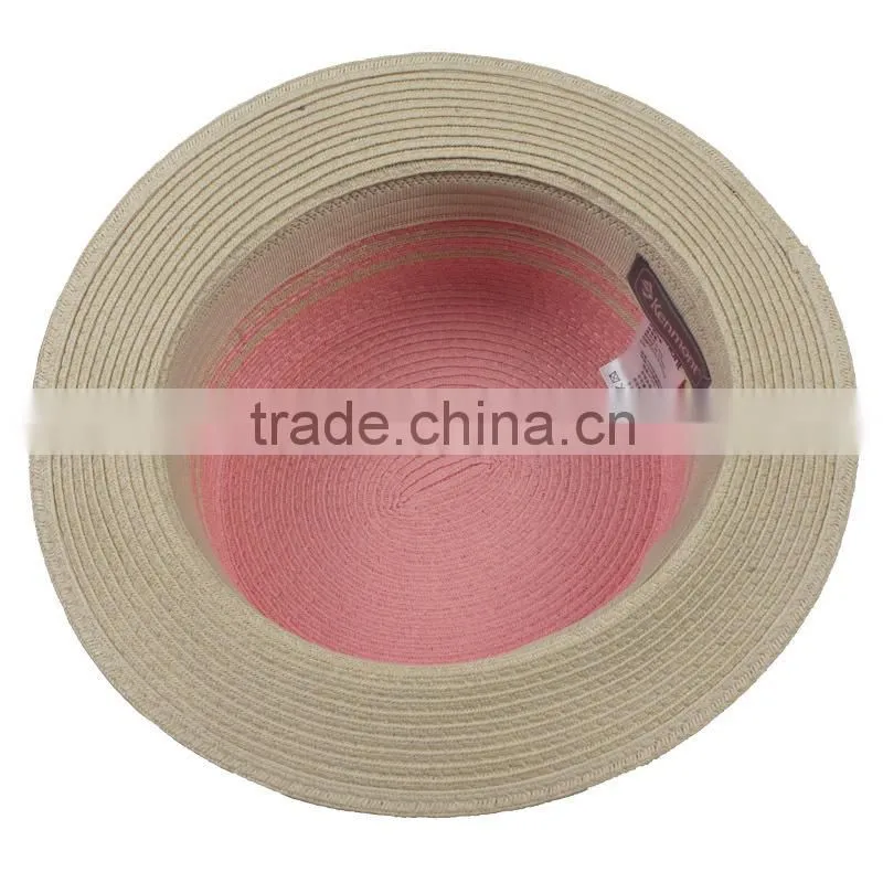 New colorful fashion flat beach straw hat
