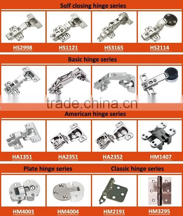 105 degree pressure hinge, soft close hydraulic kitchen cabinet hinges