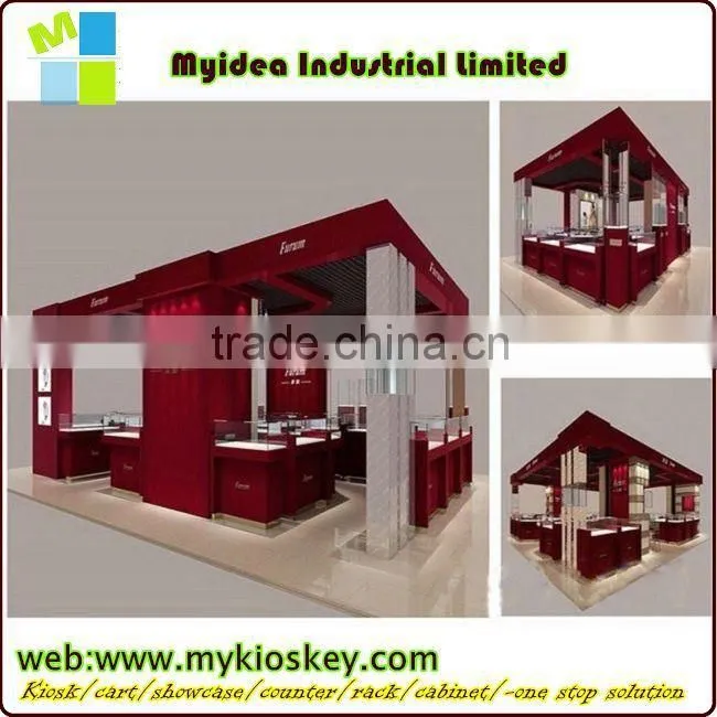High end fancy jewelry showcase display counter/display cabinet for jewelry (DG-TZ05)