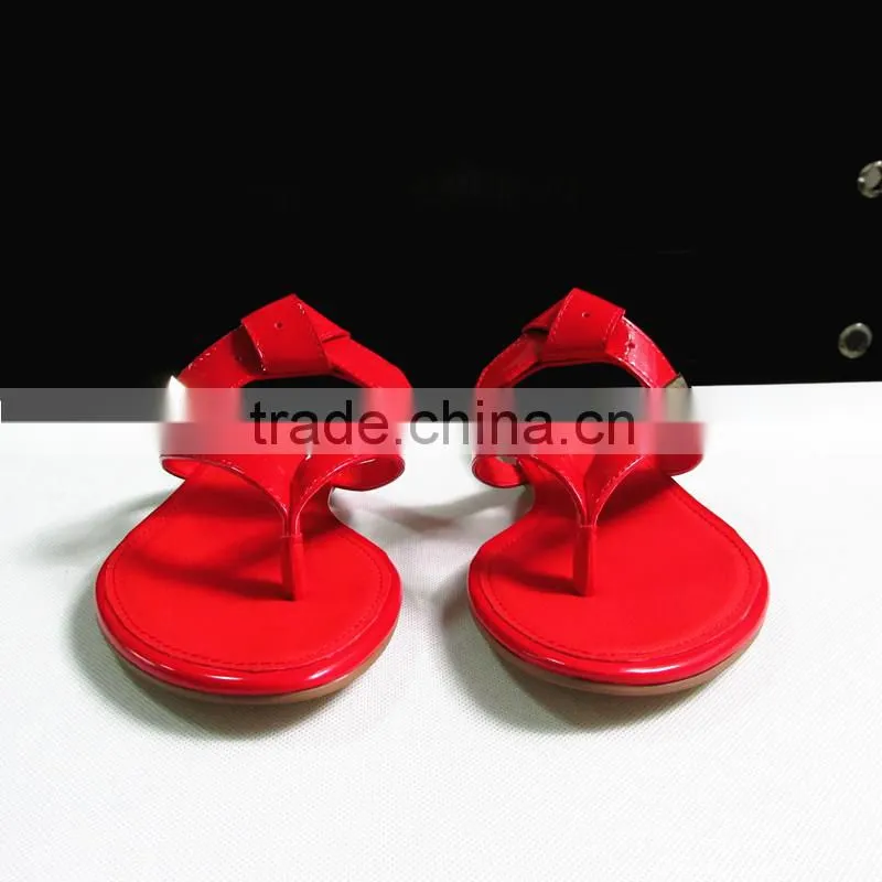 Bulk Selling Flip Flops Slipper for Women, Custom Made Female Shoes, Ladies No Heel Flat Leather Summer Outdoor Shoes,
