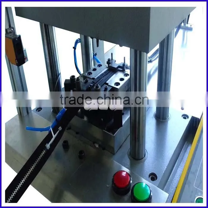 Semi auto top stop with pin box and top stop with bottom stop plastic zipper injection molding machine
