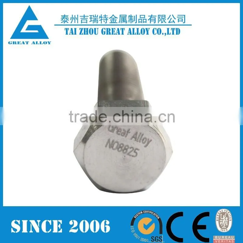 High-quality fashion incoloy 825 stud anchor bolt