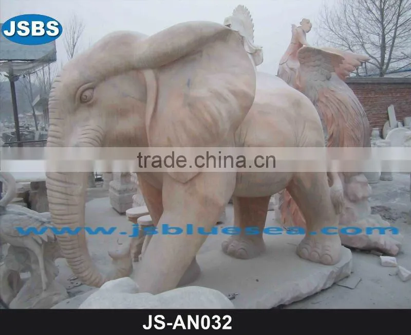 White marble lion statue