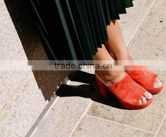 colorful classic ladies cuban chunky heel shoes lady