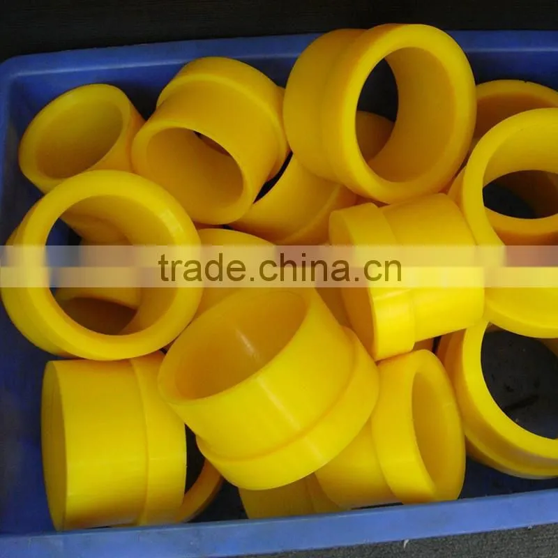 Engineering plastic injection molded customed durable pu polyurethane tube pu rubber bushing