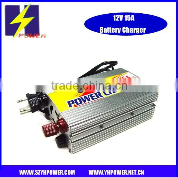 shenzhen car 12v 15a gel battery charger lead acid
