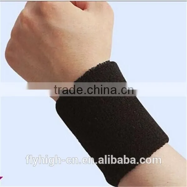 OEM terry wristband sports wrist band cotton sweatband