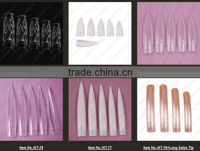 Clear C Nail Tips+NT-63/6561+500pcs/bag,100pcs/box,250ocs/box,500pcs/bag
