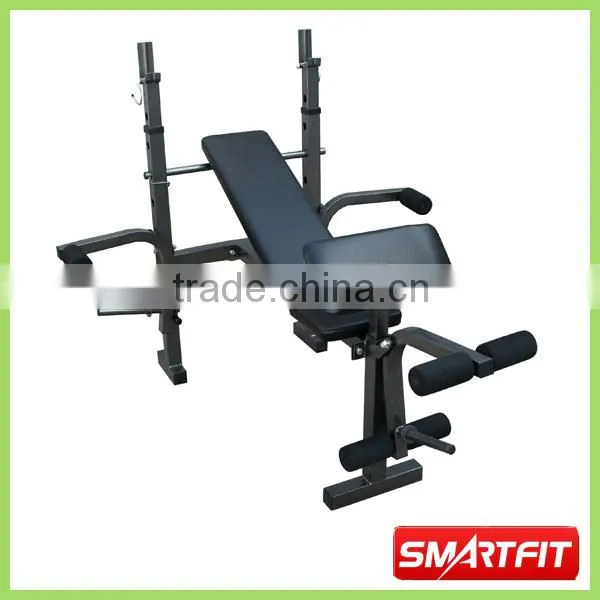 hot sale standard preacher curl bench weight bench with leg extension and elbow rest