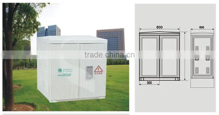 SAIP/SAIPWELL 600*700*600mm New IP65 Waterproof Junction Box SMC Compositive Box