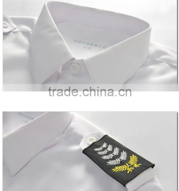 Top quality white security guard uniform shirts cheap price