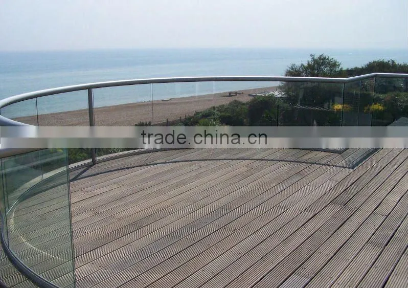 stainless steel terrace or balcony railing hardware