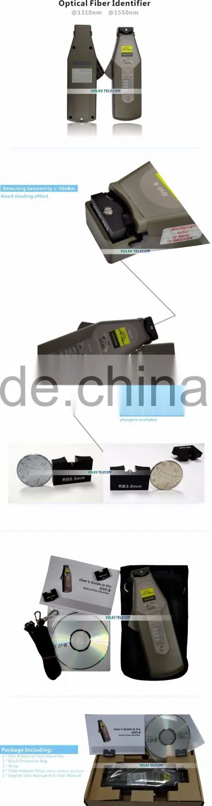 Optical Fiber Identifier OVI-8