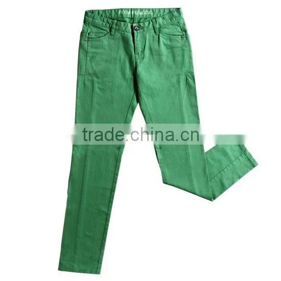 Lady's colour jeans