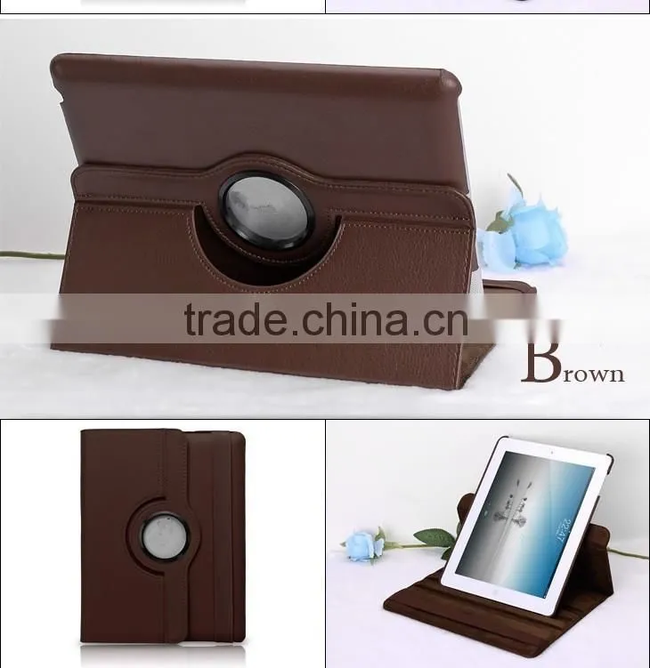 Leather Rotating Cover Case Pouch for iPad 2/3/4/5 Air