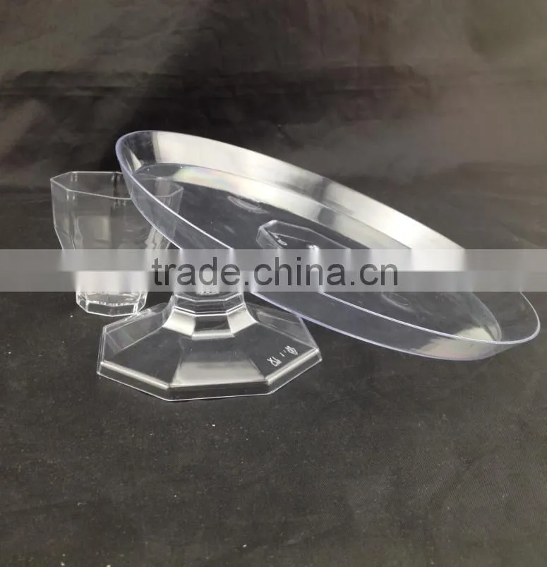 crystal dinner set stands 7'' wedding mini cake stand