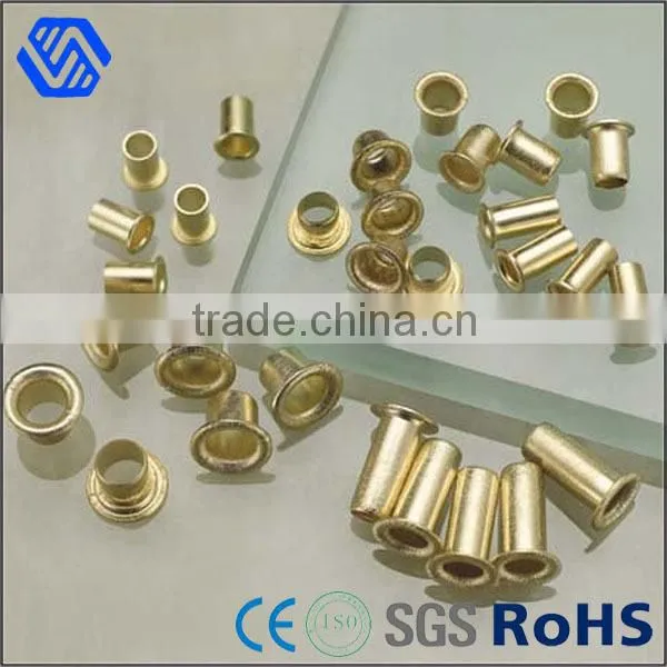Brass insert blind rivet flat head rivet nut