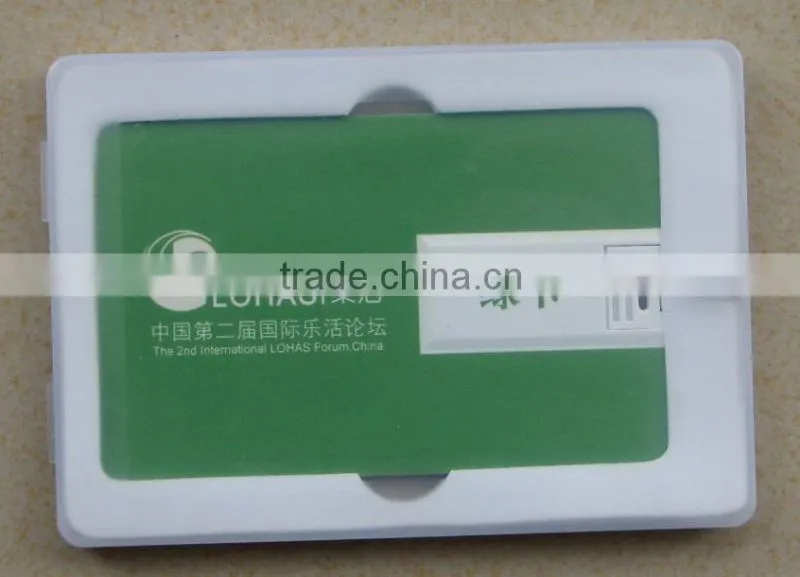 Credit card design USB 2.0 Flash Drive 4GB 8GB 16GB 32GB