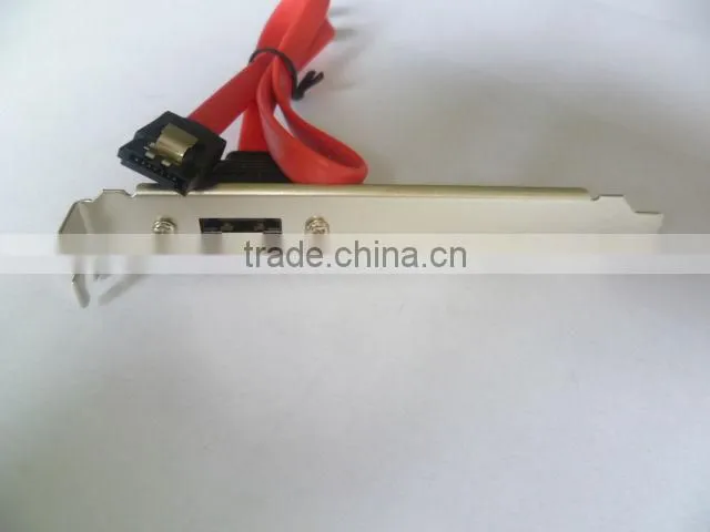 2portx ESATA +power to SATA 7P F baffle cable