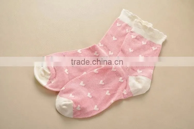 women's assorted fancy patterned causual crew socks