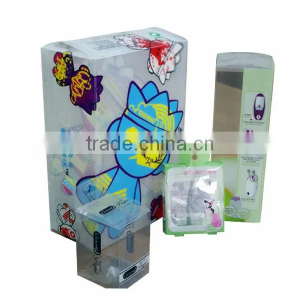 new custom logo clear folding box