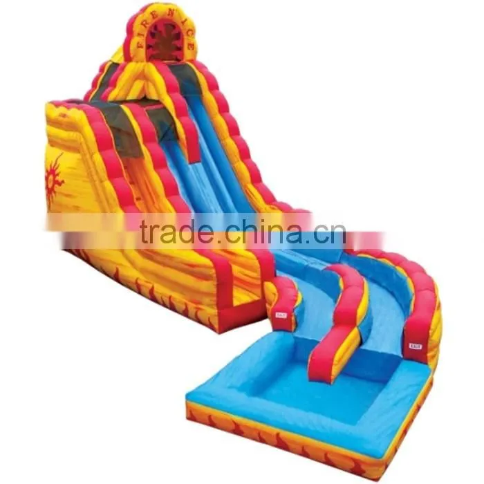 new designed high quality commercial grade inflatable water slide for kids and adults for sale