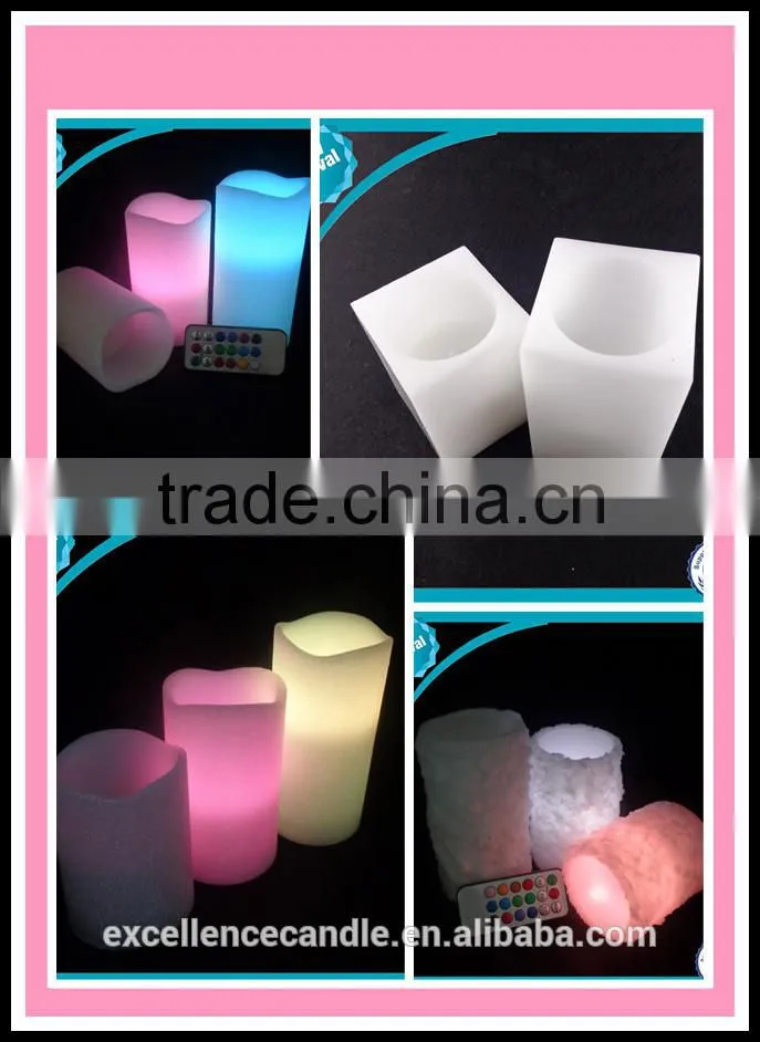 high quality remote control led light candle with colorful lights