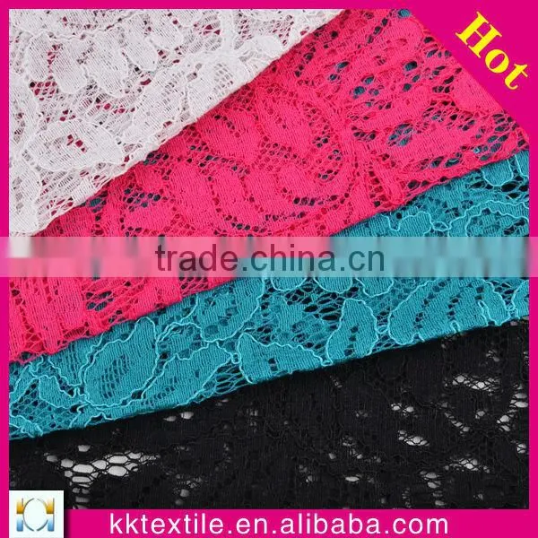 New fashion cotton and nylon swiss cord lace fabric