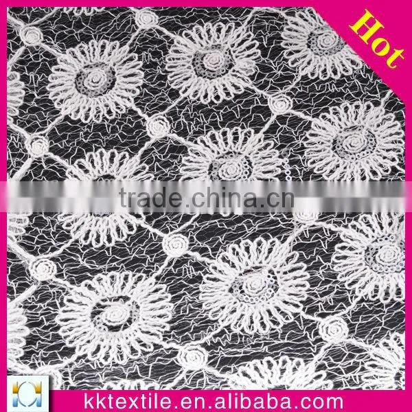 New fashion sequin cupion embroidery lace