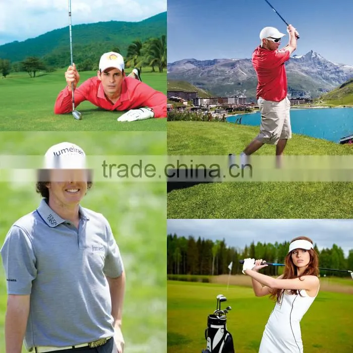 Red Cotton Chino Twill Fabric Golf Cap