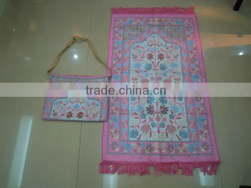 muslim prayer rugs and carpet with bag BT-604