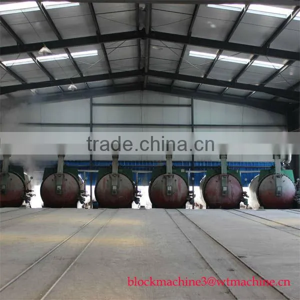 50000m3/year aerated autoclaved concrete aac plant
