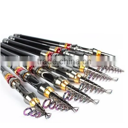 Portable Carbon Fiber Telescopic Fishing Rod Retractable Travel Spinning Fishing Pole ,Saltwater Boat Sea Rod