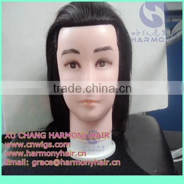 HARMONY STOCK 100% human hair hair styling heads for practice