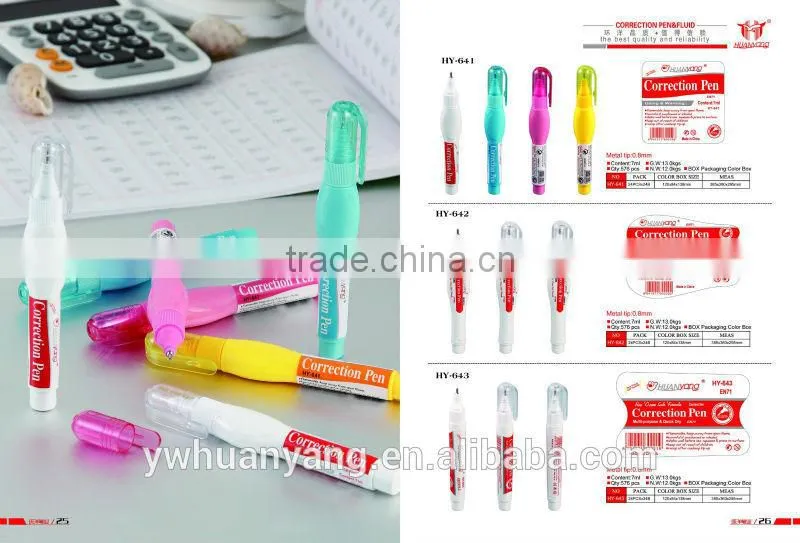 Fast drying correction pen liquid corrector fluid