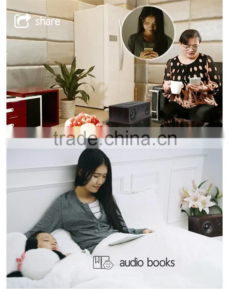 Home theatre Music wooden box Stereo HiFi wifi airplay speaker