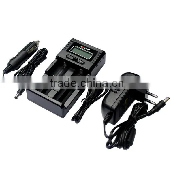 Soshine H2 Universal battery charger for 18650 batteries universal 18650 li-ion battery charger Li battery charger 18650