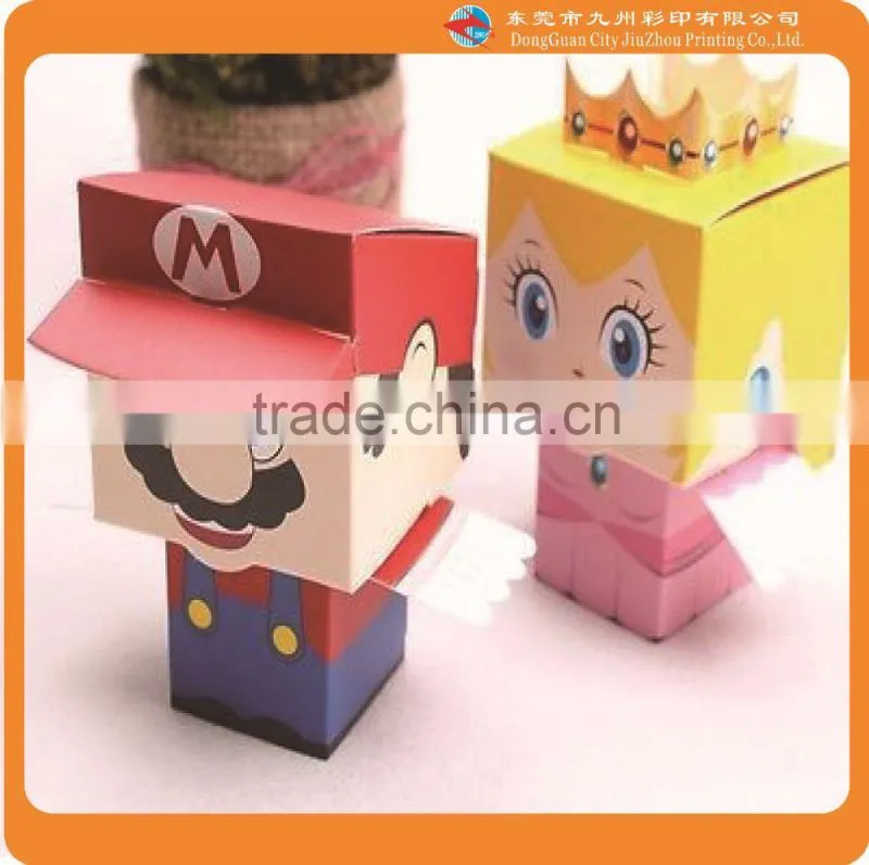 2015 Hot sale DIY Paper cute cartoon toys