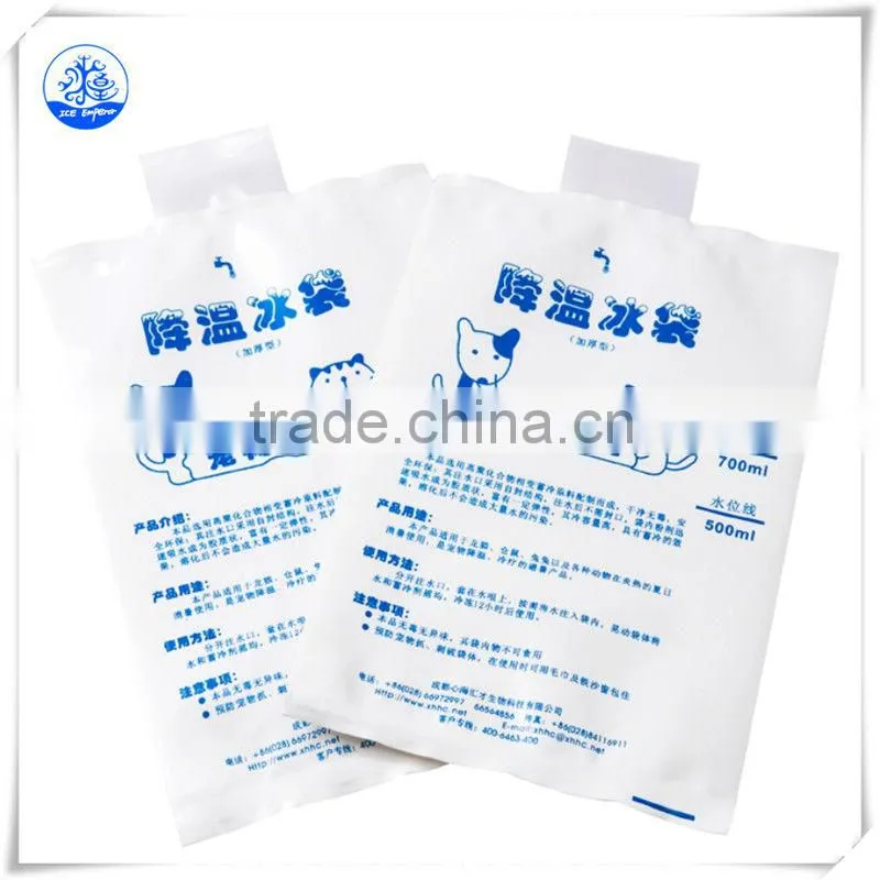 fill ice pack for fish