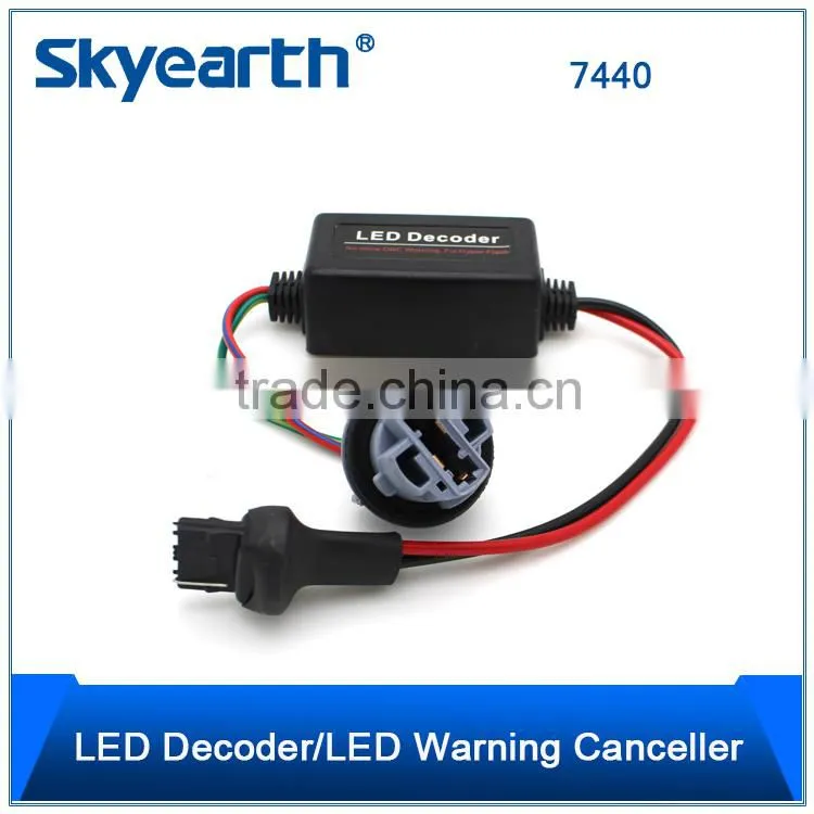 mitsubishi auto spare part led error canceller for 7440/t20 back up light/brake light