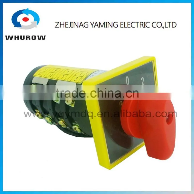 Changeover rotary cam universal switch HZ5B-10/4 M08 four poles electrical low current 10A control machine