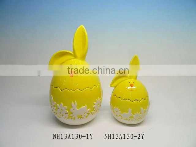 7"ceramic plate easter crafts with flower pattern