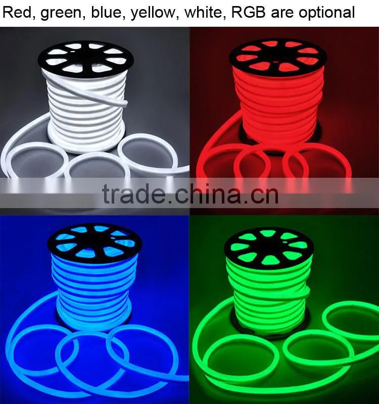 24v 110v 220v orange color changing led neon flex hose