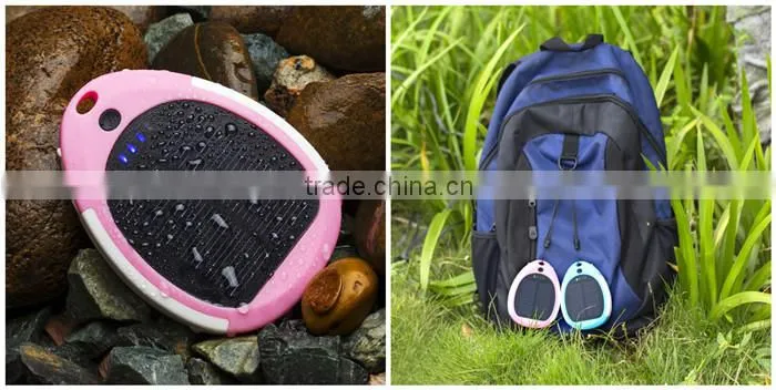 waterproof battery usb power bank mini solar charger