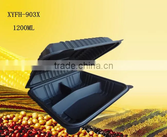 biodegradable cornstarch disposable hamburger food packaging box
