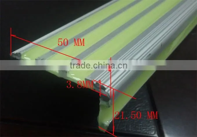photoluminescent aluminum stair nosing/glow step nosing/glow stair strips